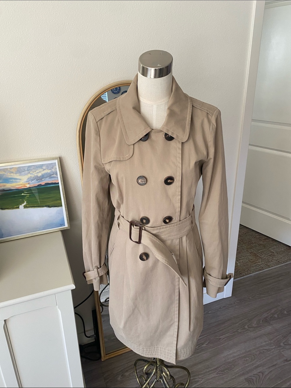 ‘S Max Mara Pleated Trench Coat
